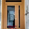 Ahşap Üstü Cam Apartman Giriş Kapısı DR-110