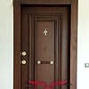 Kahverengi Ahşap Çelik Kapı DR-023