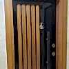 Siyah Detay Ahşap Çelik Kapı DR-035