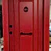 Kırmızı Ahşap Çelik Kapı DR-053