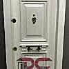 Beyaz Ahşap Çelik Kapı DR-008
