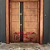 Ahşap Bölmeli Villa Kapısı DR-222
